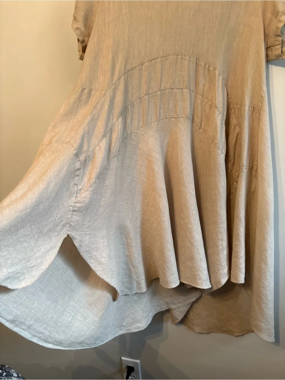 Marisa&Marie Linen dress 100% Italian Linen size large - Picture 4 of 14